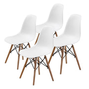 Dawson Retro Dining Chair Set of 4 – White