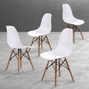 Dawson Retro Dining Chair Set of 4 – White