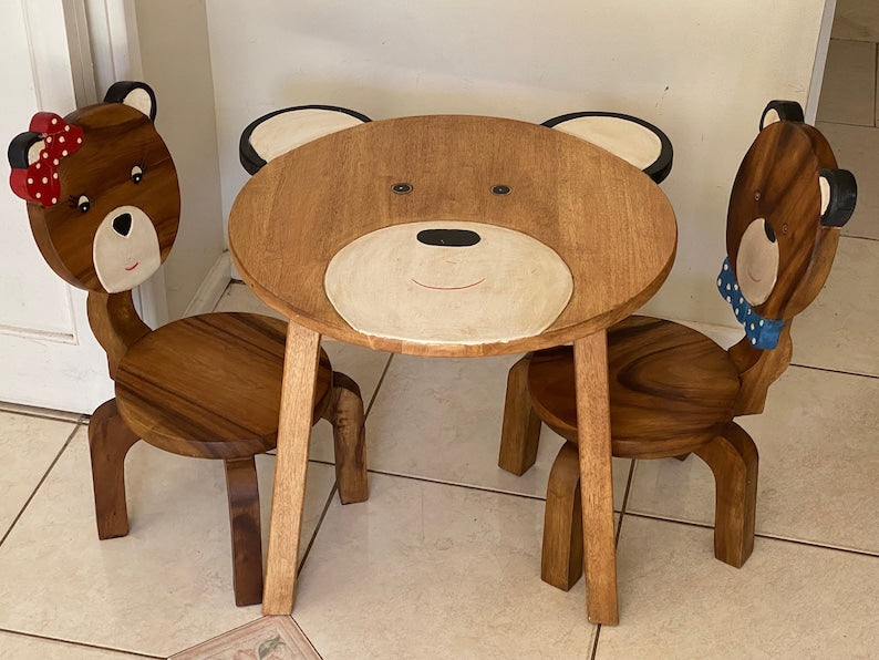 Step Dining Set – Natural