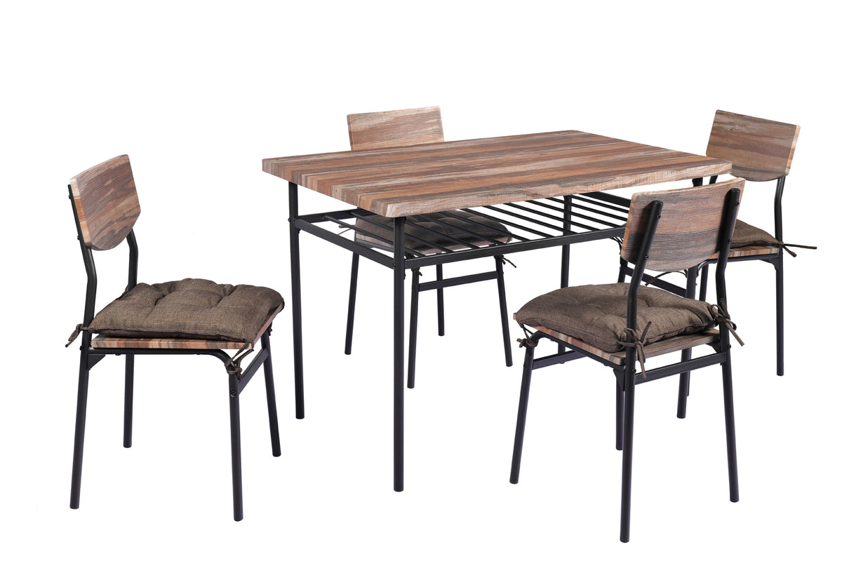 Yes4Homes Metal Dining Chair Set of 5