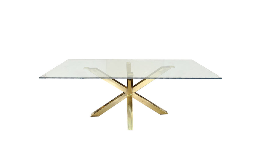 Miles Dining Table – Gold