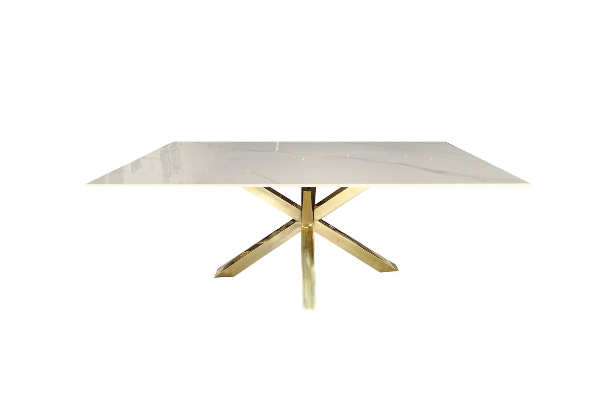 Miles Dining Table – Gold