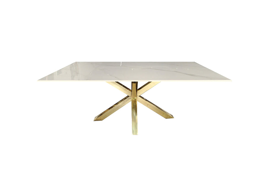Miles Dining Table – Gold