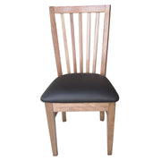 Fairmont PU Leather Dining Set – Black