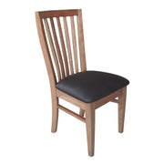 Fairmont PU Leather Dining Chair Set of 8 – Black