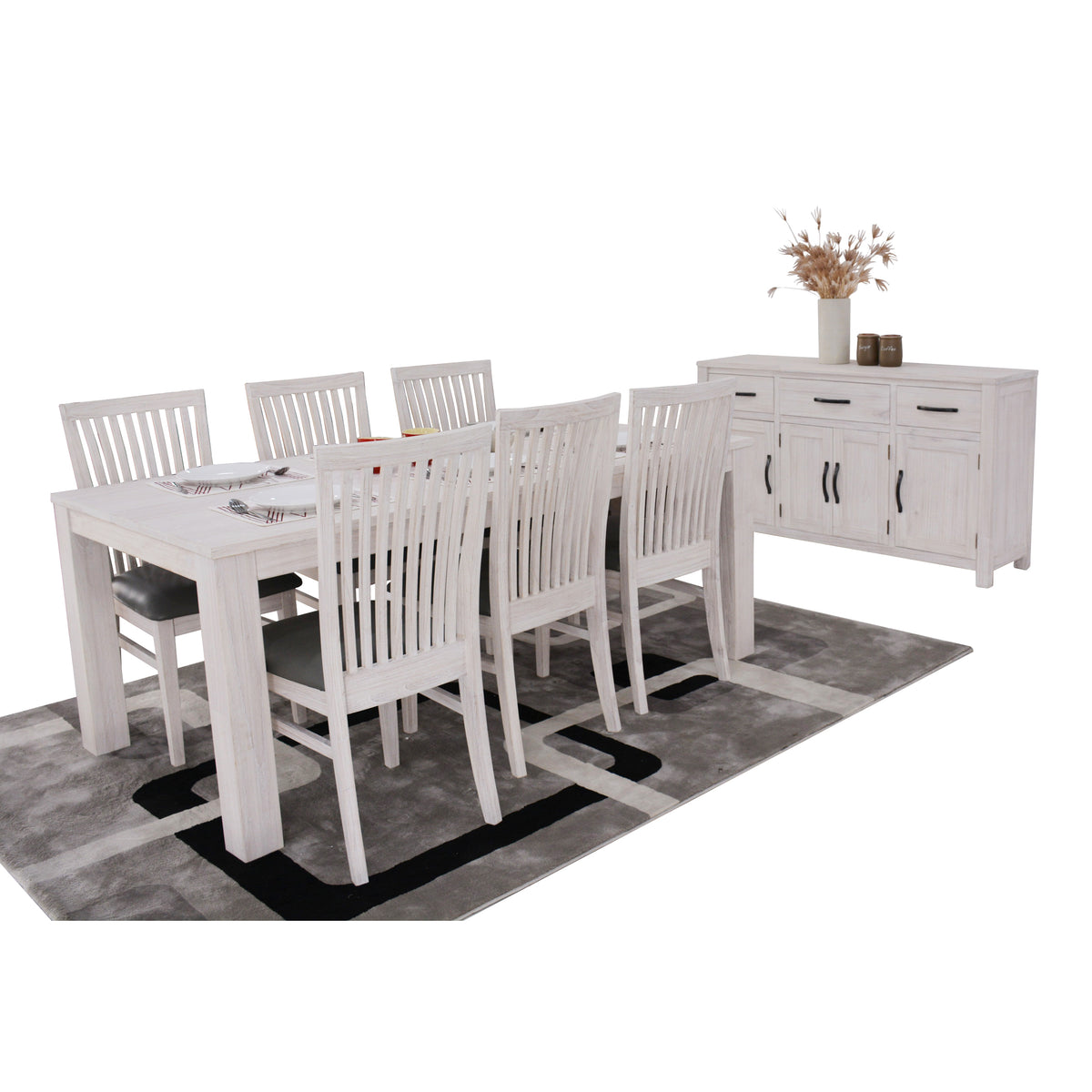 Foxglove Dining Chair Set of 2 – White