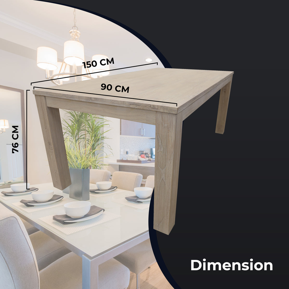 Foxglove Dining Table – White