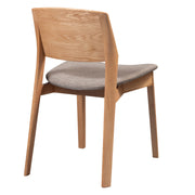 Emilio Fabric Dining Set – Light Grey