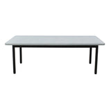 Lara 120cm Outdoor Coffee Table Glass Concrete Top