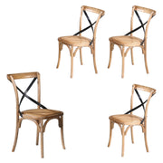 Woodland Dining Chair Set of 4 – Natural