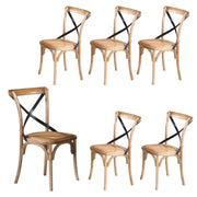 Woodland Dining Chair Set of 6 – Natural
