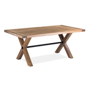 Woodland Metal Dining Set – Natural