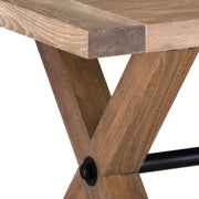 Woodland Metal Dining Set – Natural