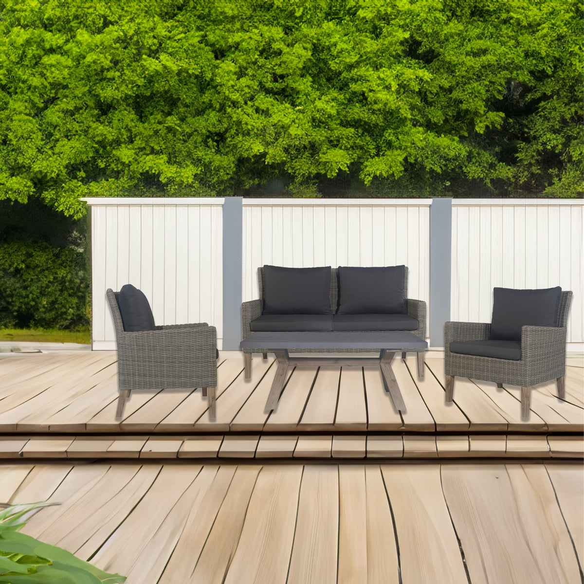 Byron Outdoor Coffee Table – Grey
