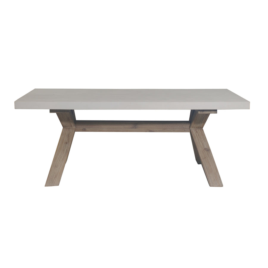 Byron Outdoor Coffee Table – White