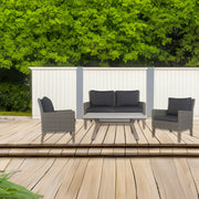 Byron Outdoor Coffee Table – White