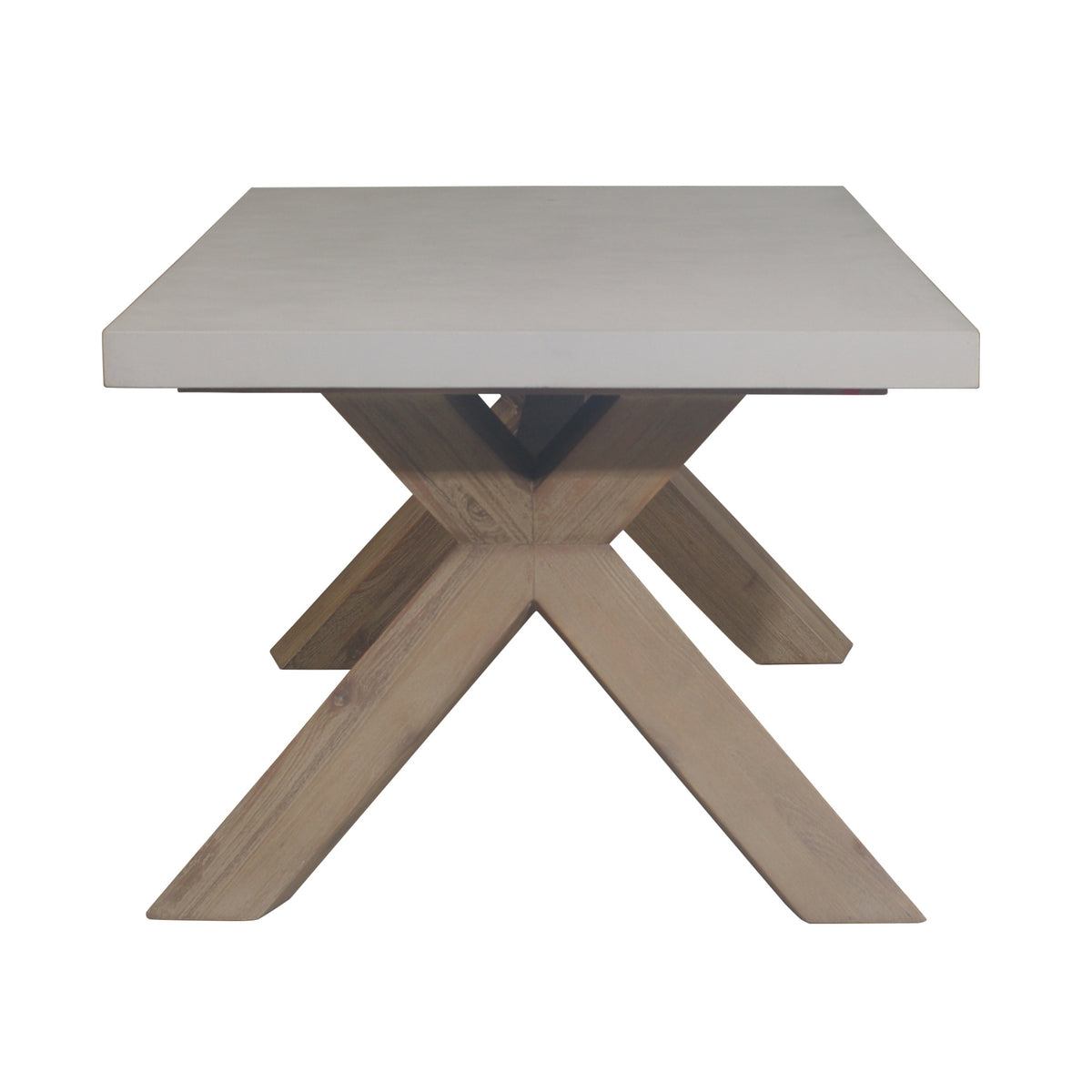 Byron Outdoor Coffee Table – White