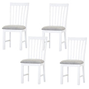 Laelia Fabric Dining Chair Set of 4 – White