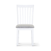 Laelia Fabric Dining Chair Set of 4 – White