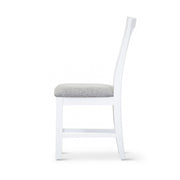 Laelia Fabric Dining Chair Set of 4 – White