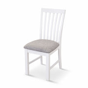 Laelia Fabric Dining Set – White
