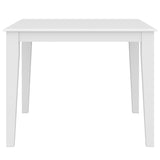 Daisy Dining Table 100cm Solid Acacia Timber Wood Hampton Furniture - White