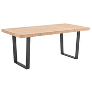 Petunia Metal Dining Table – Black