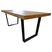 Petunia Metal Dining Table – Black