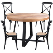 Petunia Rattan Dining Set – Natural