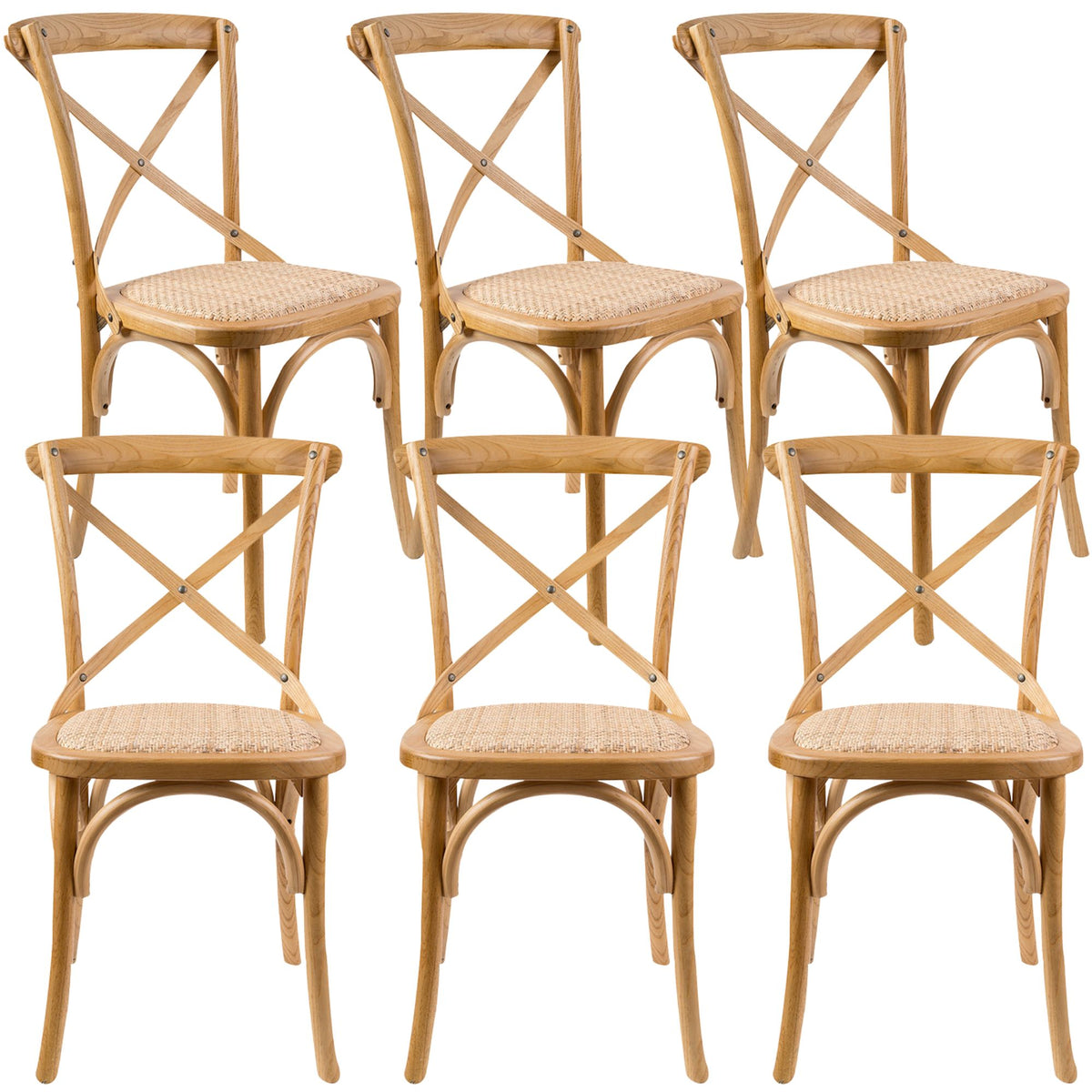 Aster Rattan Dining Chair Set of 6