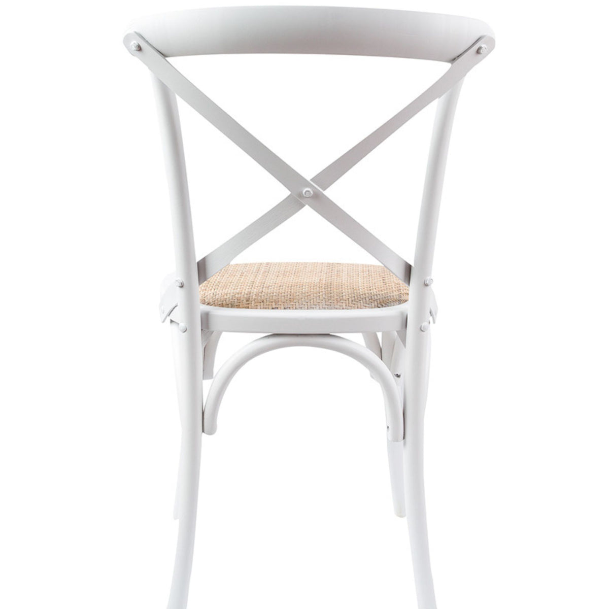 Aster Rattan Dining Chair Set of 2 – White