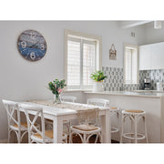 Aster Rattan Dining Chair Set of 4 – White