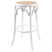 Emerson Rattan Bar Stool – White