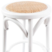Emerson Rattan Bar Stool – White