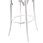 Emerson Rattan Bar Stool – White