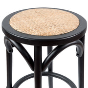 Emerson Rattan Bar Stool – Black