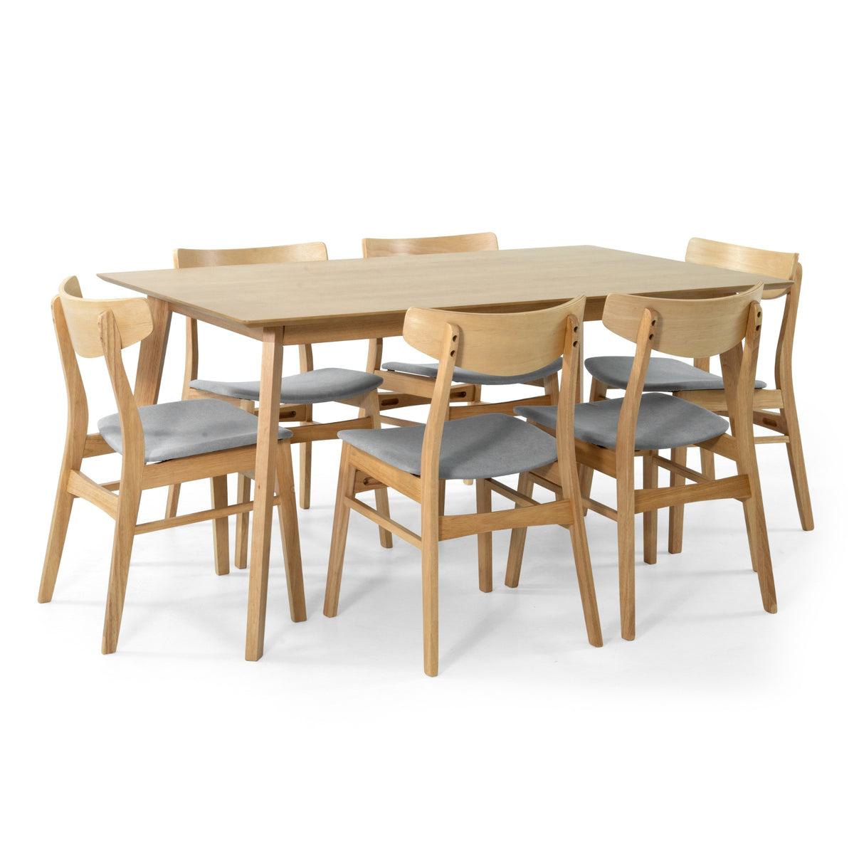 Cusco Fabric Dining Set – Natural
