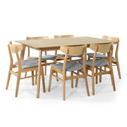 Cusco Fabric Dining Set – Natural