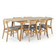 Cusco Fabric Dining Set – Natural