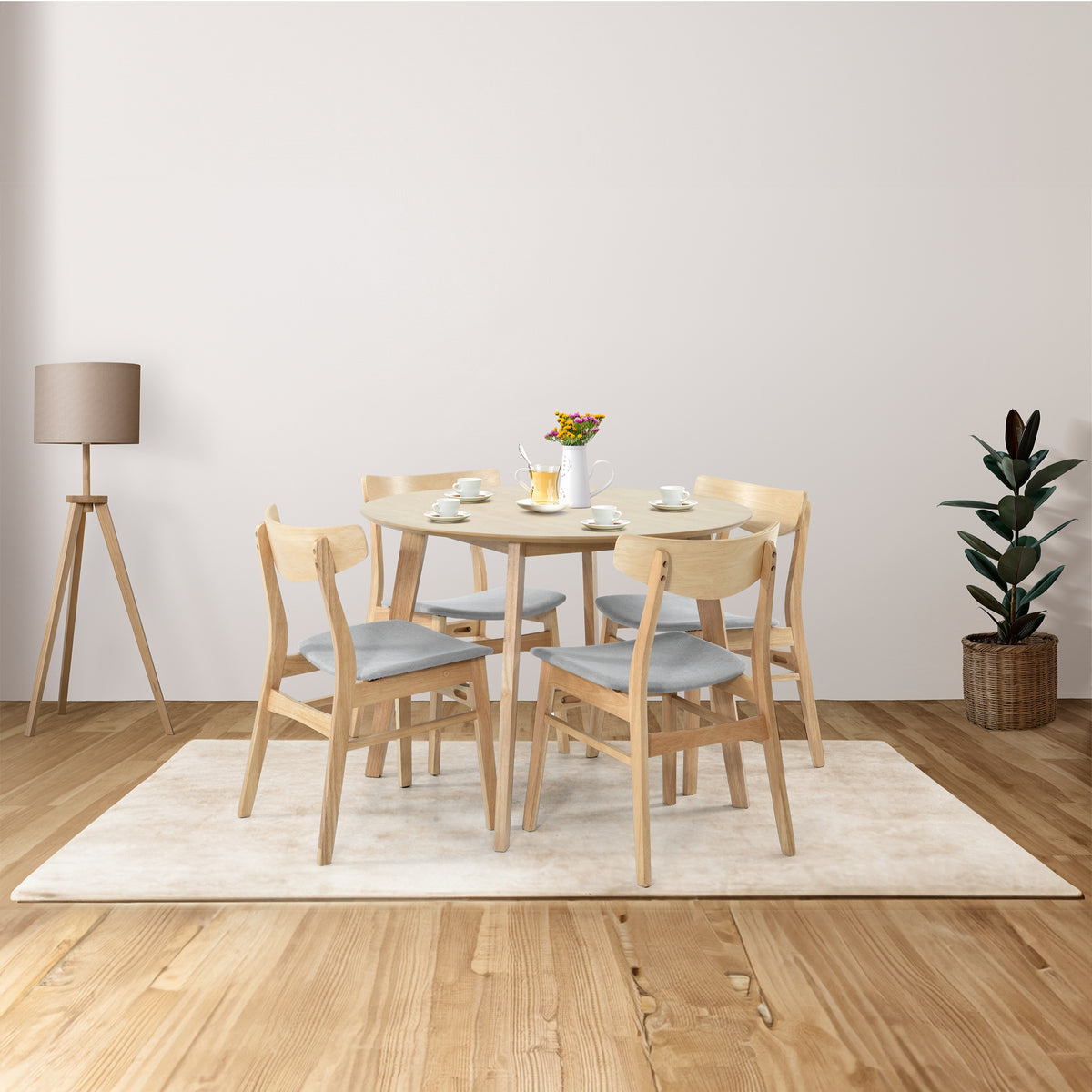 Cusco Fabric Dining Chair Set of 2