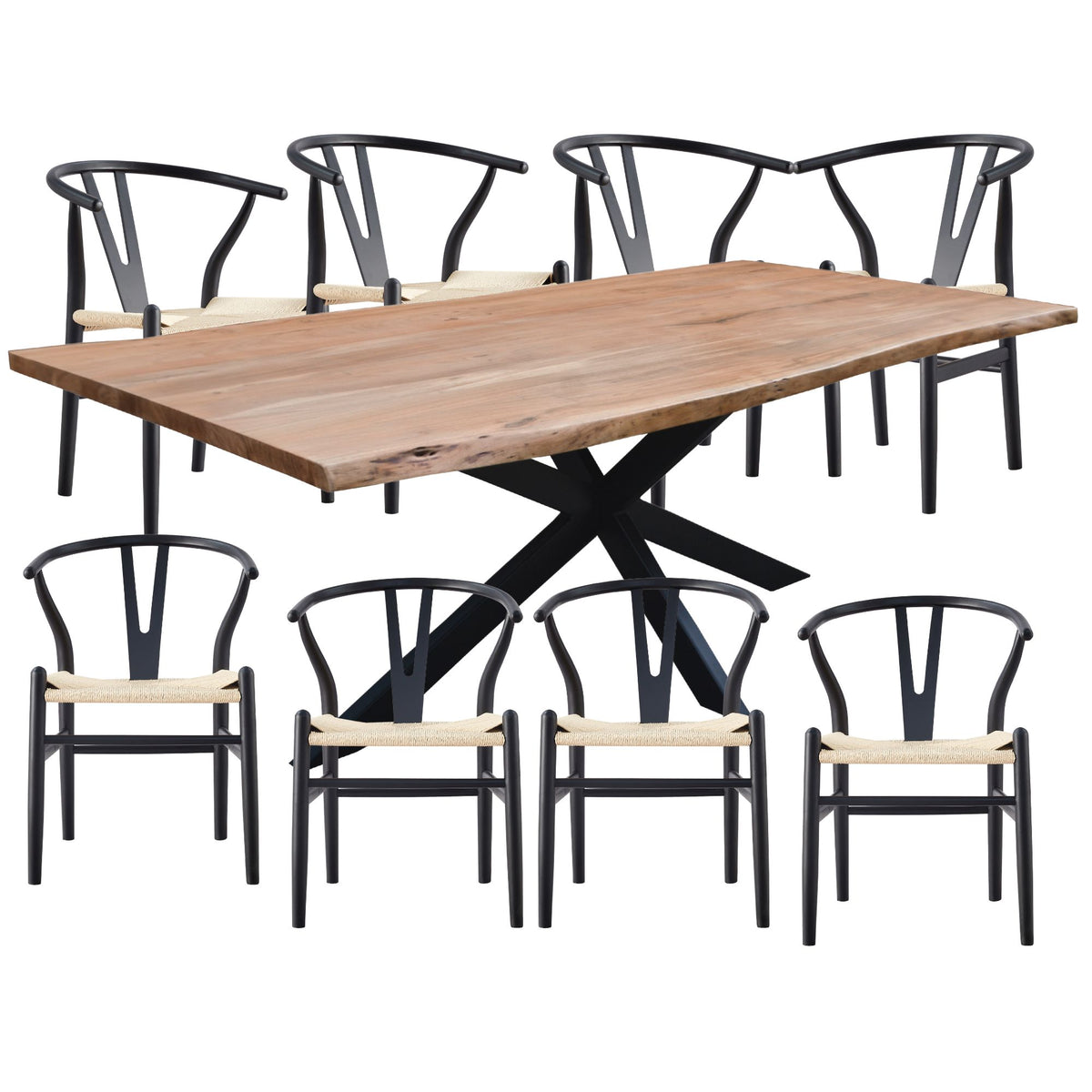 Lantana Dining Set – Black