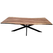 Lantana Metal Dining Table – Natural