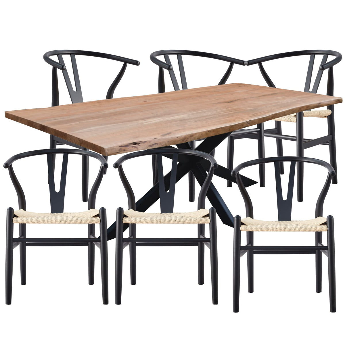 Lantana Dining Set – Black