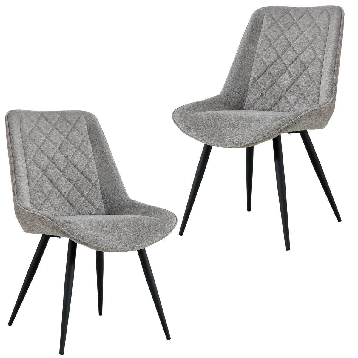 Helenium Fabric Dining Chair Set of 2