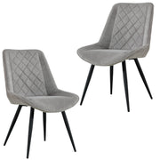 Helenium Fabric Dining Chair Set of 2