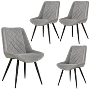 Helenium Fabric Dining Chair Set of 4