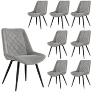 Helenium Fabric Dining Chair Set of 8