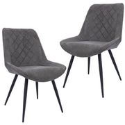 Helenium Fabric Dining Chair Set of 2