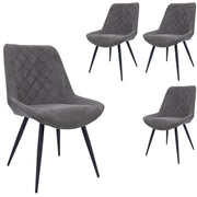 Helenium Fabric Dining Chair Set of 4