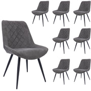 Helenium Fabric Dining Chair Set of 8